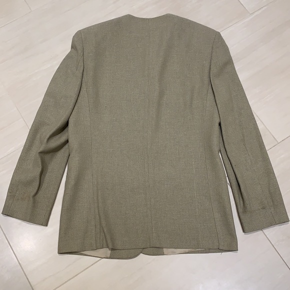 Vintage Italian Shawl Collar Tweed Blazer Size 10 - Picture 11 of 16